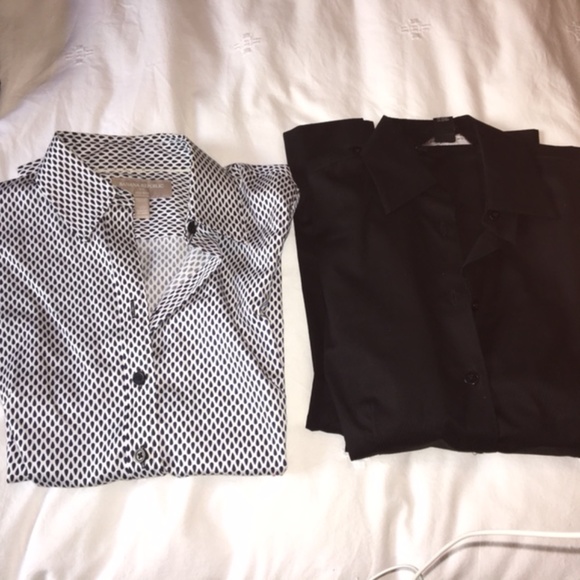 Lot of 2 dress button downs for women Banana Republic/Kennith Cole - Picture 1 of 12
